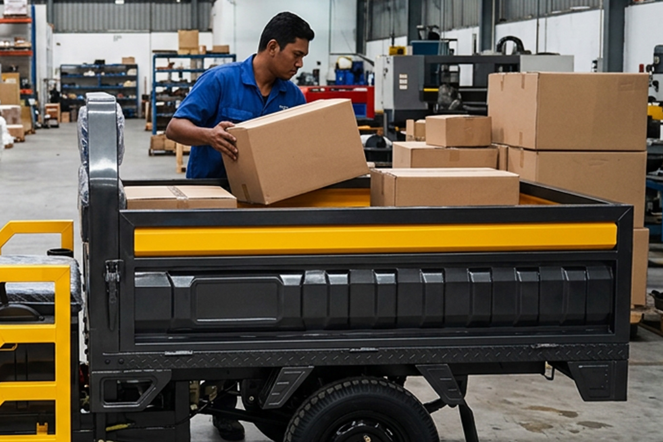 MOVE EVO II electric cargo vehicle factory industrial Malaysia